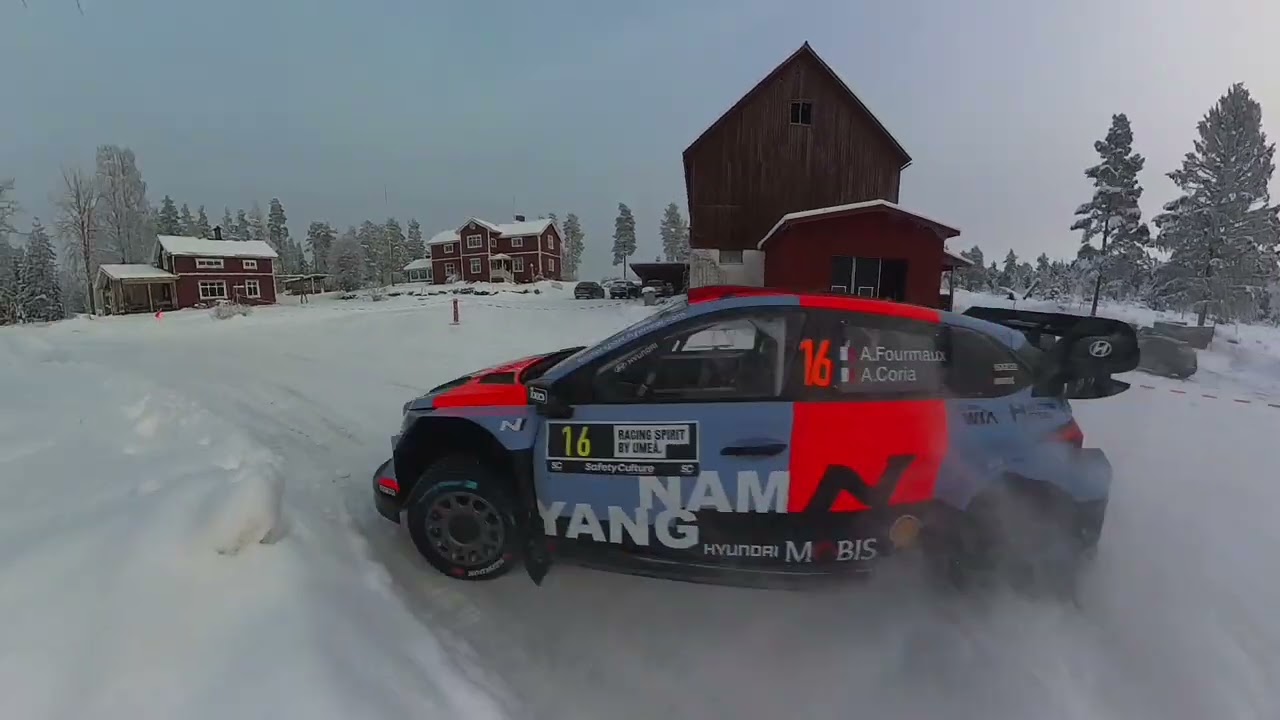 wrc fredag bäck ss4 Rally Sweden 2026 #solberg  #rallysweden