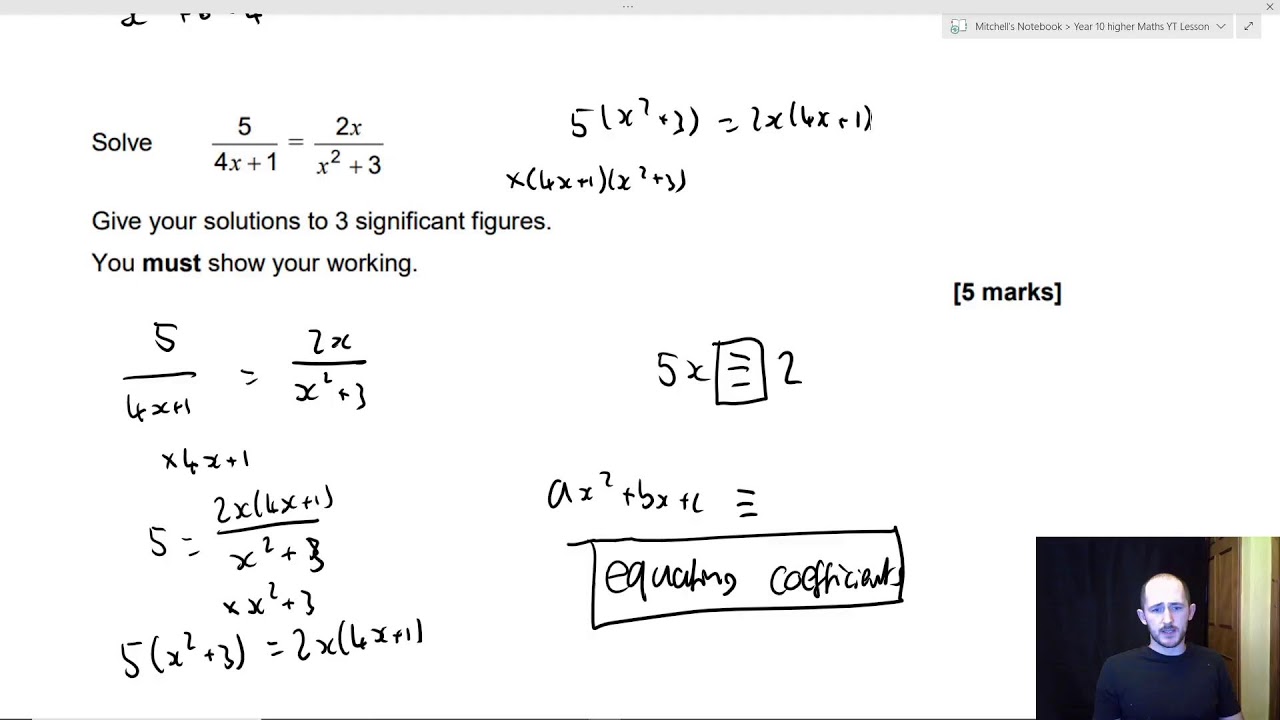 GCSE Maths Tuition Lesson 14 Iteration Exam Practice!