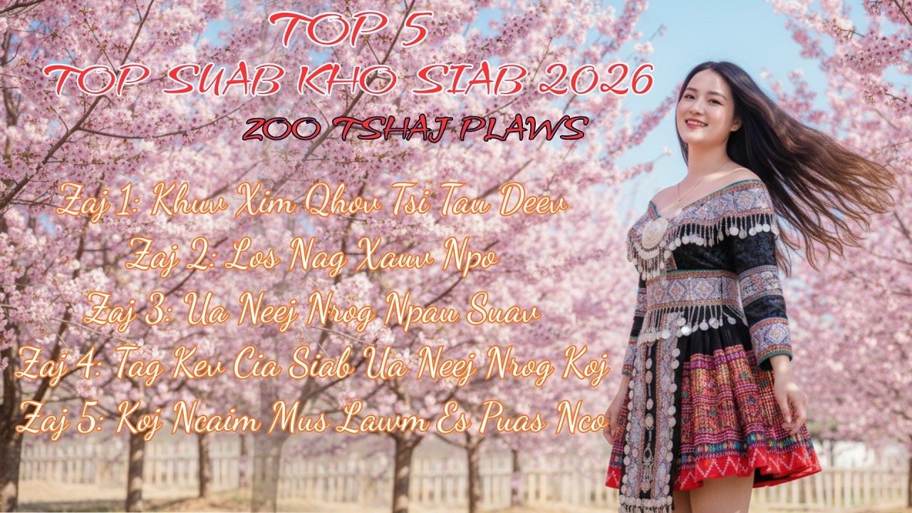 Top 5 Zaj Nkauj Kho Siab Zoo Mloog Heev 2026 (Cover) #nkaujkhosiab #suabnkaujAi