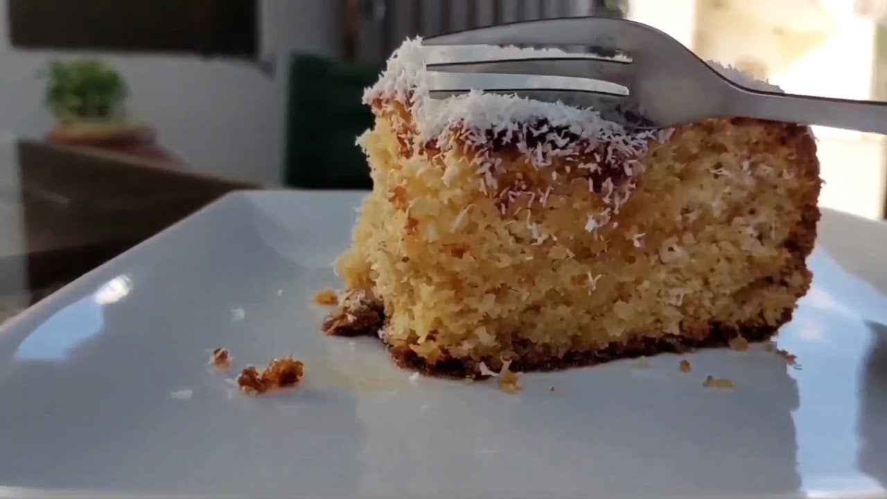 Κέικ Καρύδας !!👌Με σιρόπι - Coconut Cake with syrup