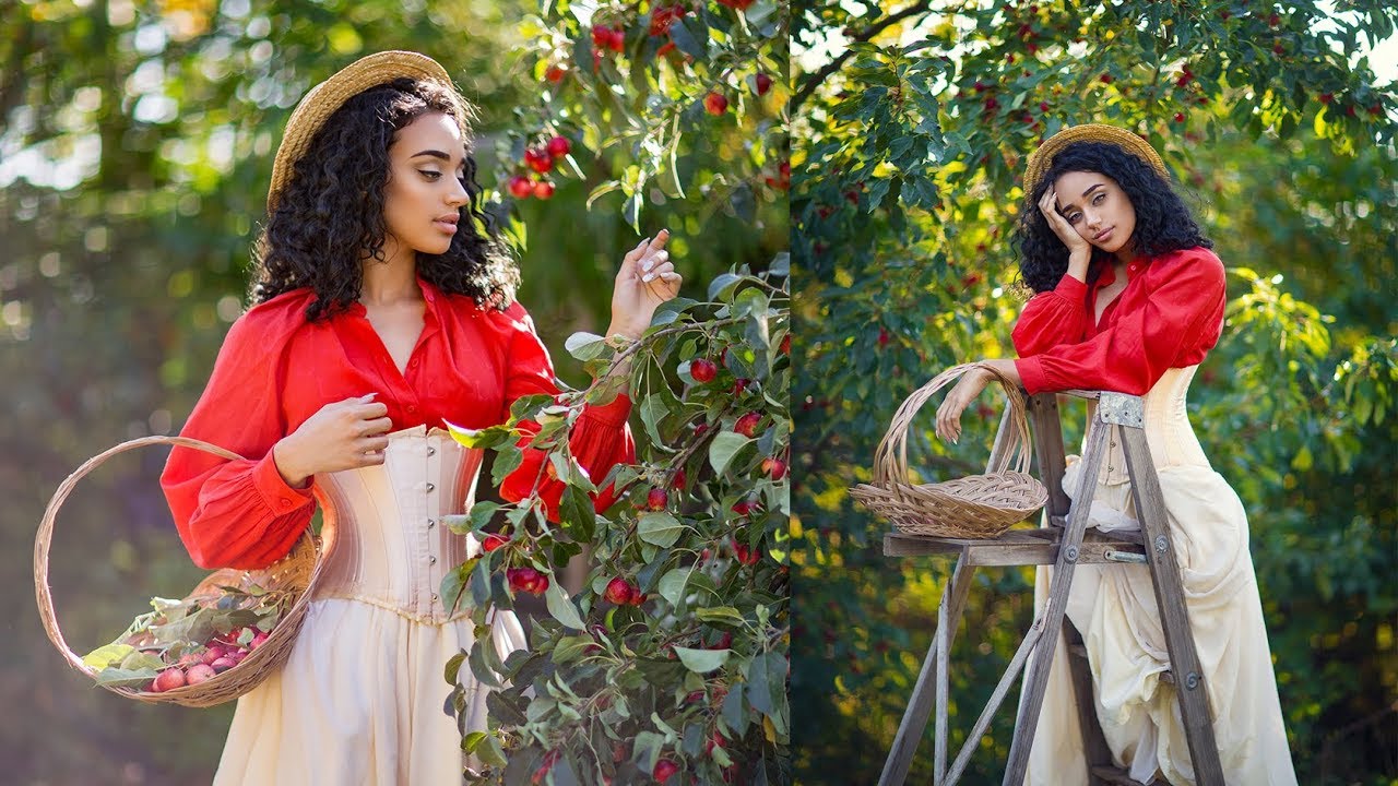 Romantic Photoshoot using just Natural Light, Behind The Scenes