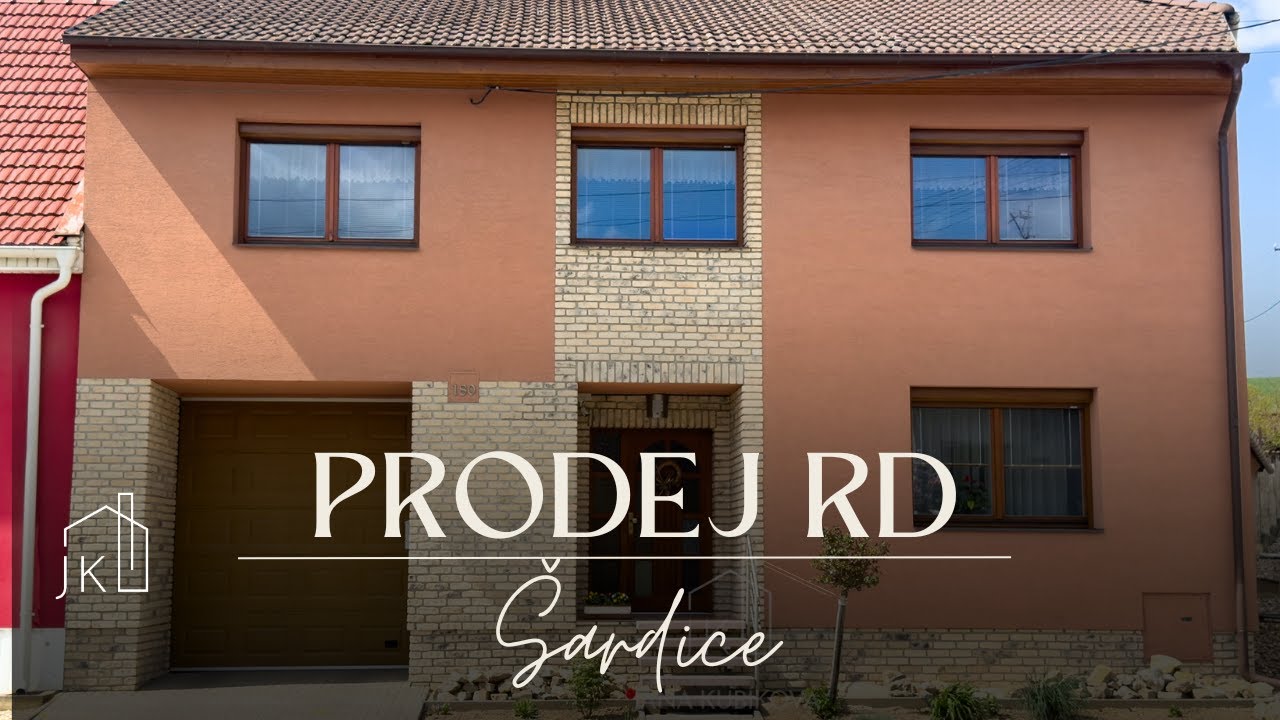 PRODÁNO/dvougeneračního domu/se zahradou a garáží/v obci ŠARDICE