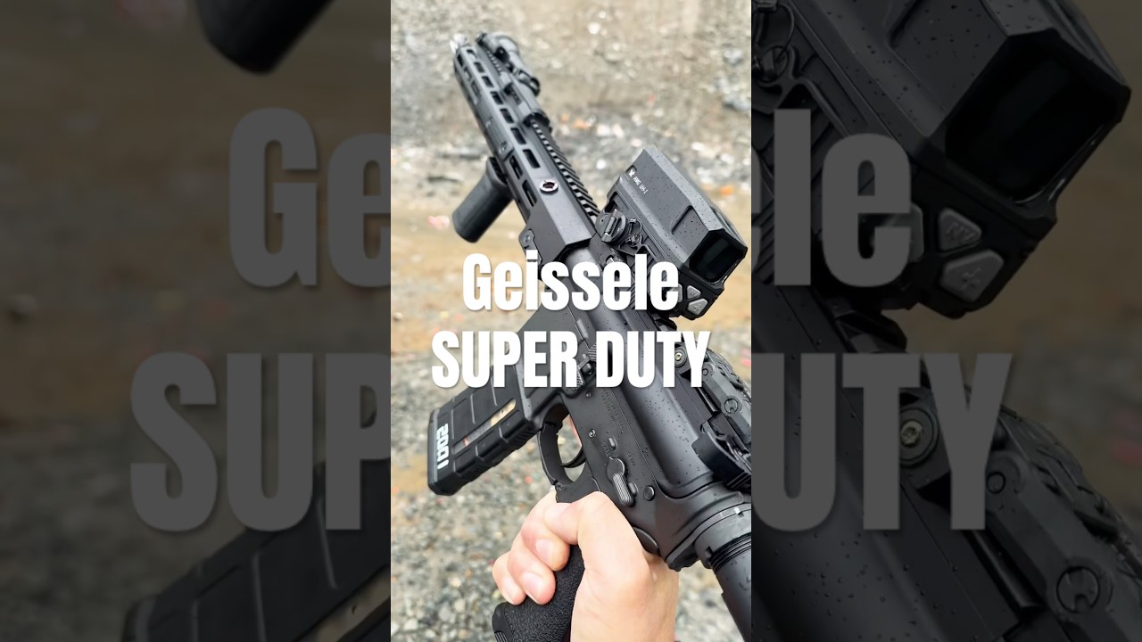 Shooting the Geissele Super Duty INTO TRASH #geissele #superduty #pewpew #fortheboys #556 #223