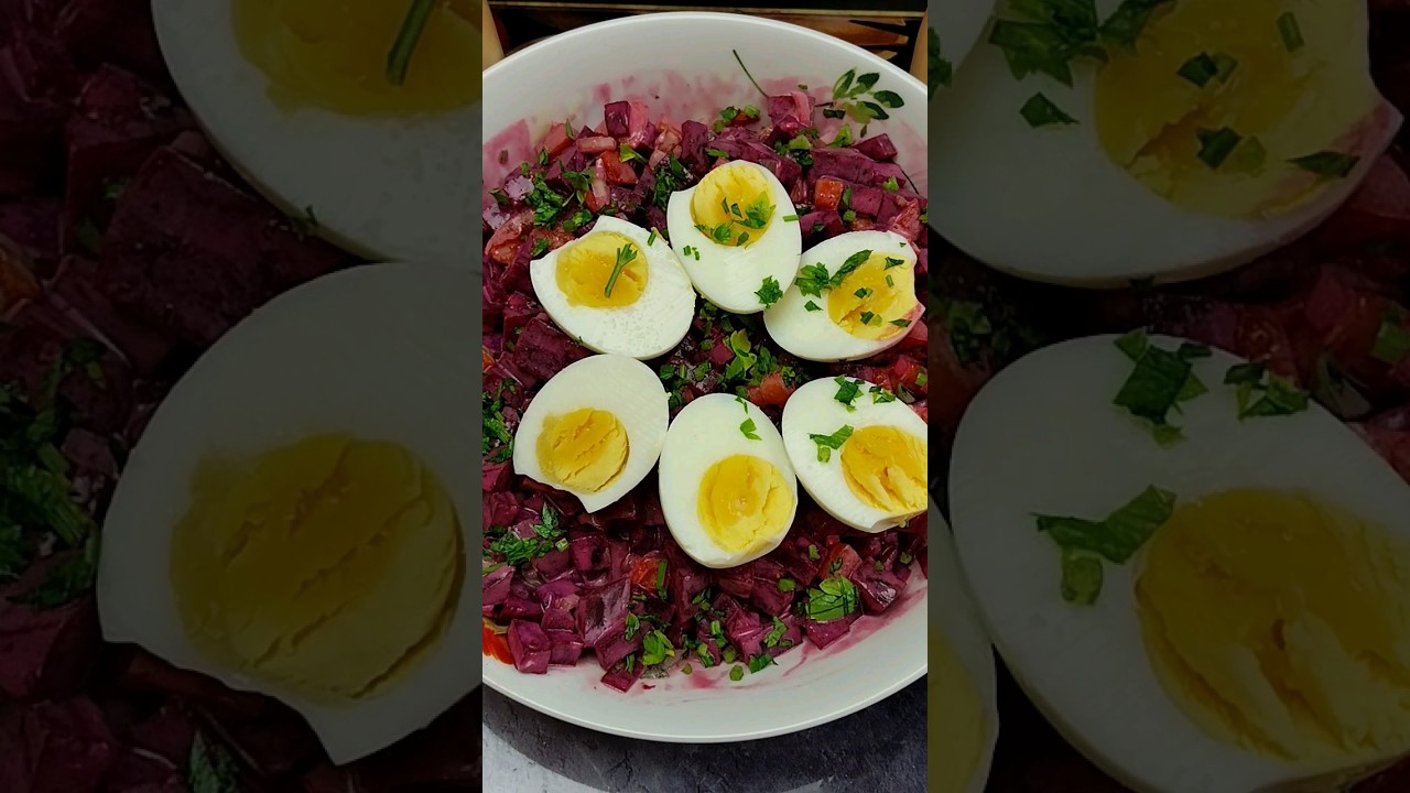 Salade de betterave facile 😋🥚