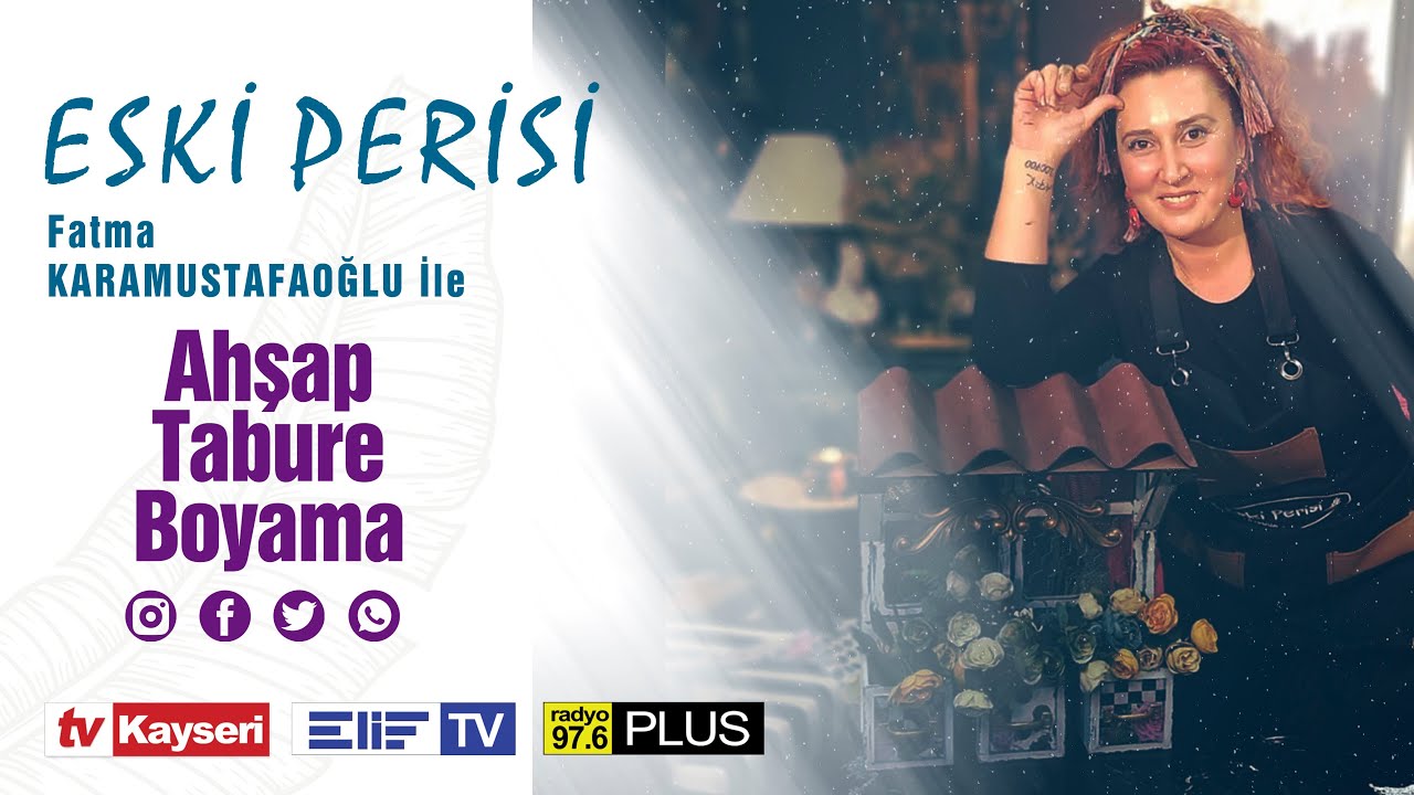 Eski Perisi-Ahşap Tabure Boyama