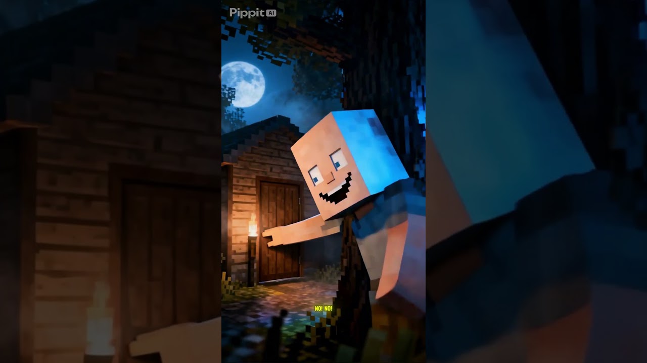 A PEACEFUL NIGHT TURN INTO A CREEPY NIGHT! #iliili #minecraft  #scary #horrorstories #horror