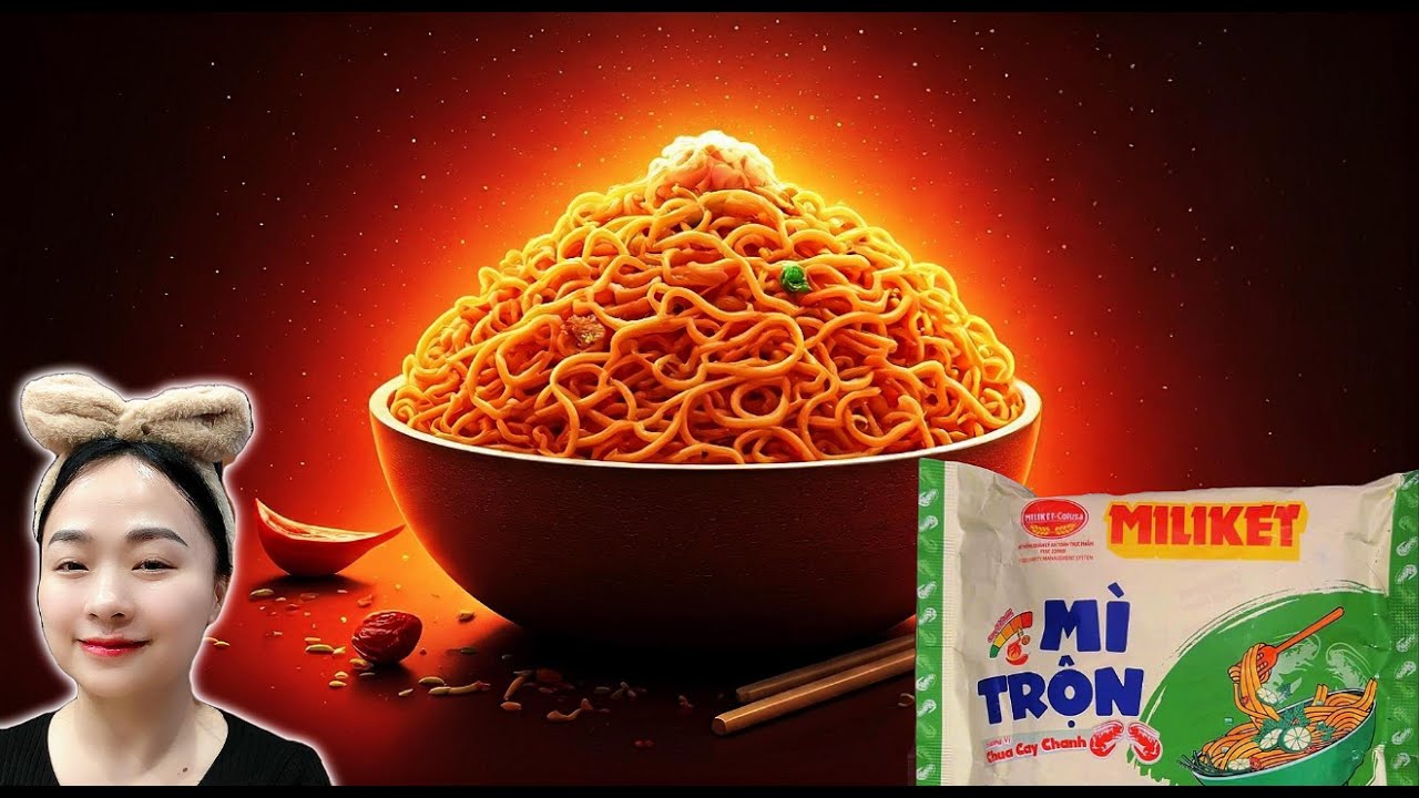 M&Igrave; MILIKET TRỘN : Ngon V&agrave; Cay Tới Mức N&agrave;o🔥🌶️? | HI H&Agrave; THU