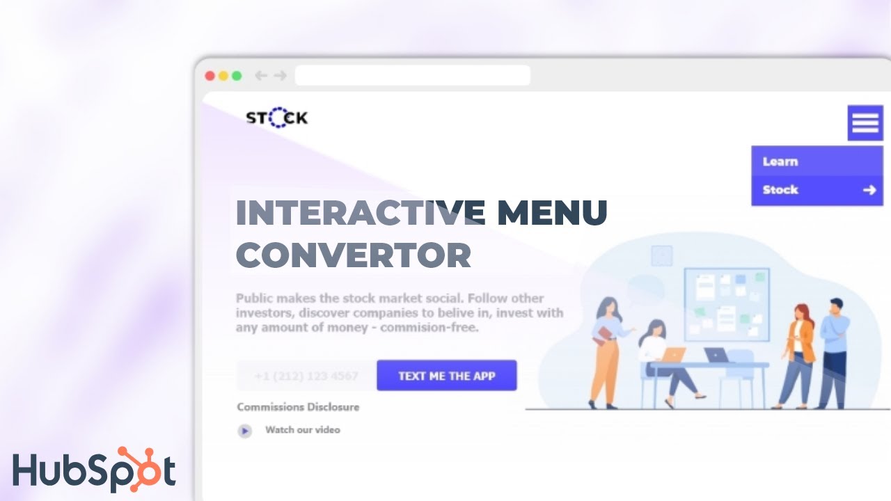 Interactive Menu Convertor | Tutorial Video | HubSpot Module &raquo; CodeDuplex