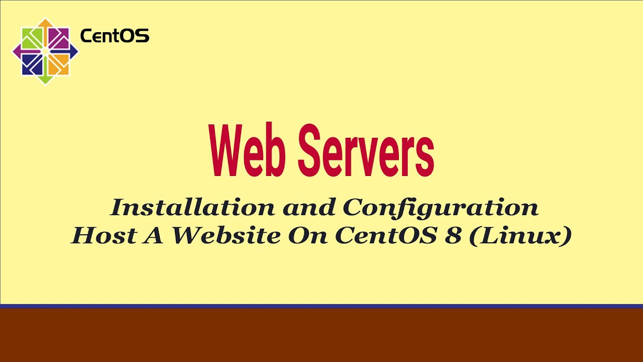 Setup Webserver and Hosting Website on Linux CentOS 8