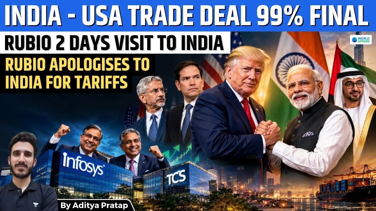 Marco Rubio's BIG India Statement! US Trade Deal in Weeks?