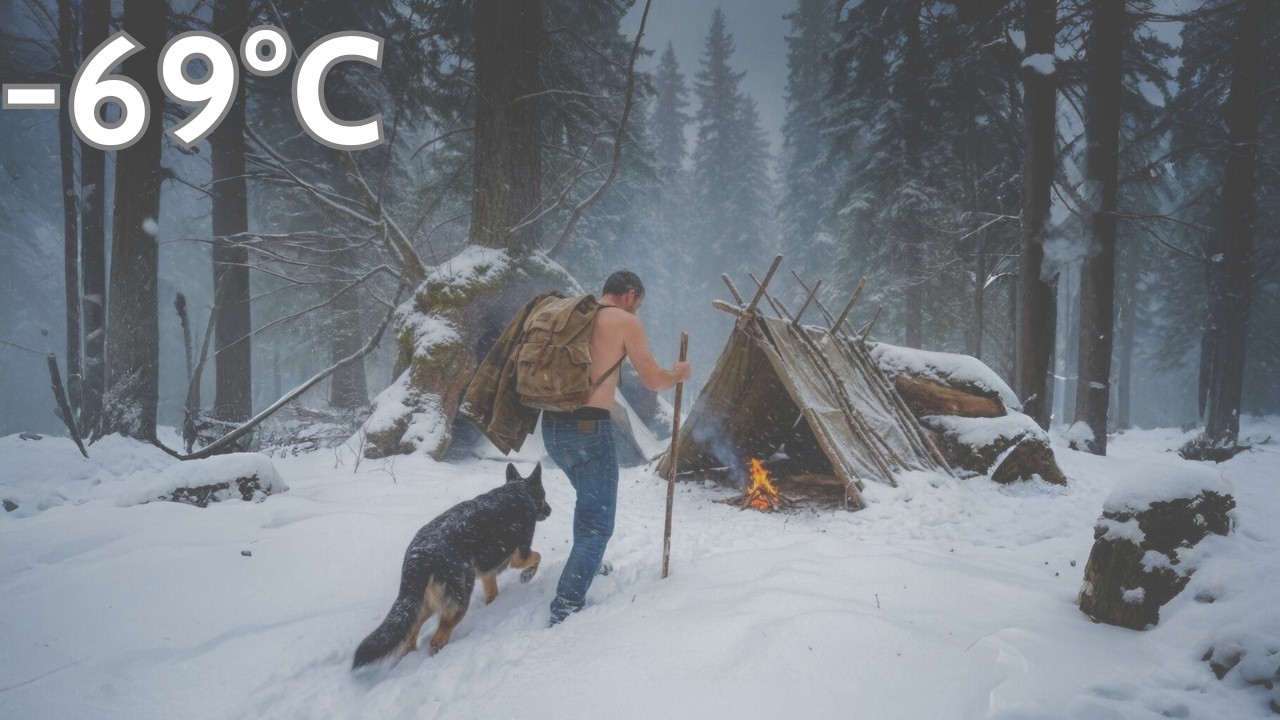 Surviving a -69°C Arctic Hell: My Body Was Shutting Down | Relaxing Camping