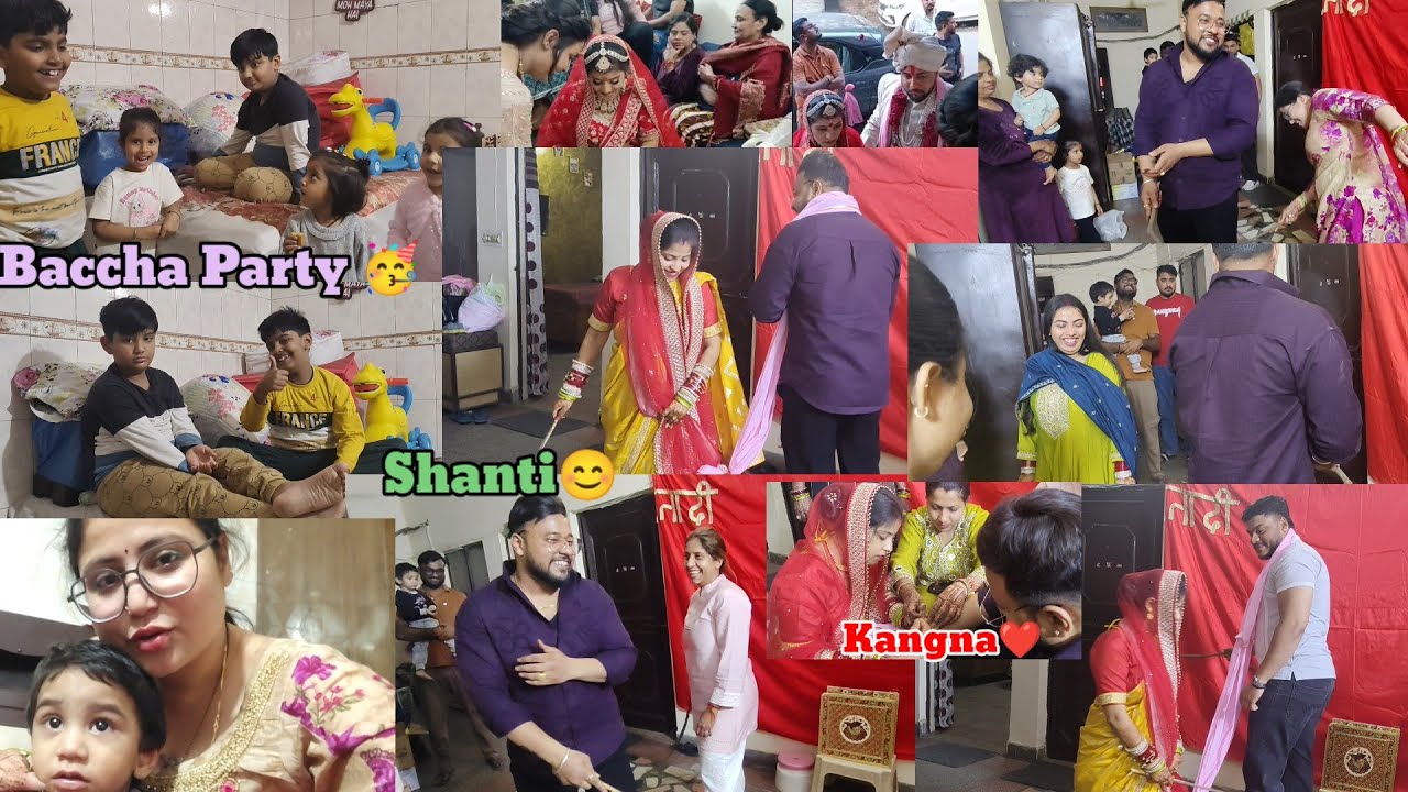 Meri Choti Devrani Ka Greh Pravesh hua🥰Fir se Sari Rasme Nibhai gayi, Kangn, Shanti Kheli,Family Fun