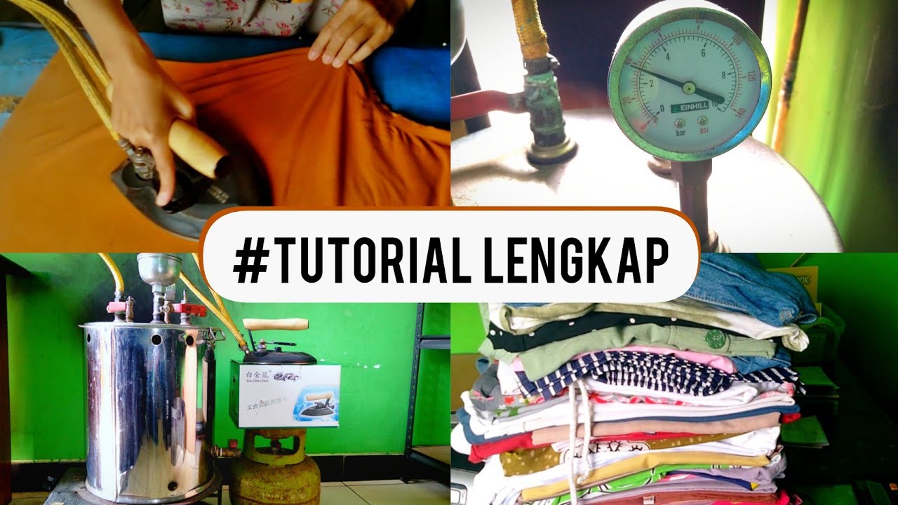 Cara Menggunakan Setrika Uap Gas