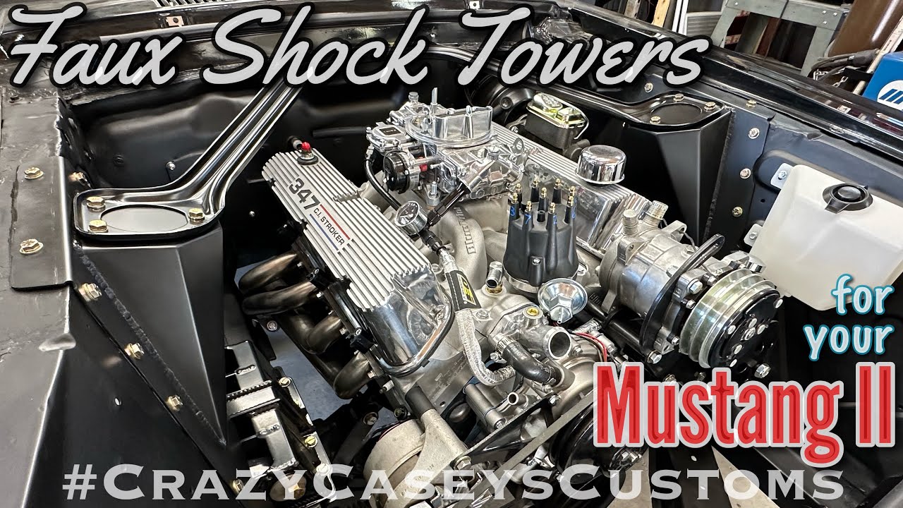 Mustang Shock Towers AND a #RoadsterShop SPEC Chassis!? Classic Look w/ Shelby Export Brace VERYNICE