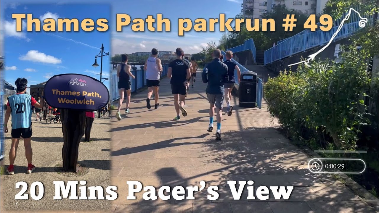 Thame Path parkrun # 49 - 20 Mins Pacer’s View