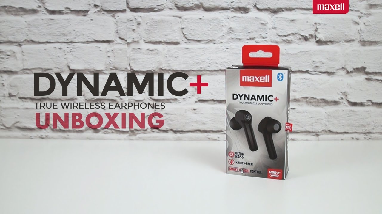 Maxell DYNAMIC+ TWS unboxing
