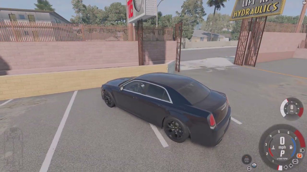 Picking up new truck + police chases in beamng
