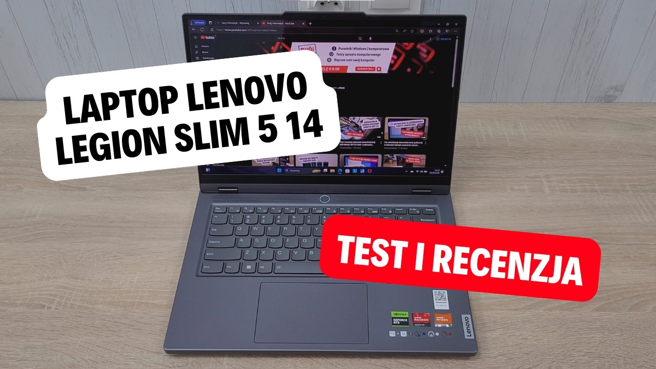 Test i recenzja laptopa Lenovo Legion Slim 5 14 | AMD RYZEN 7 7840HS | GeForce RTX 4060 | OLED