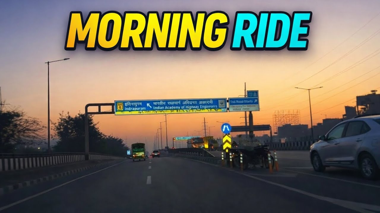 Early morning traffic on Express highway