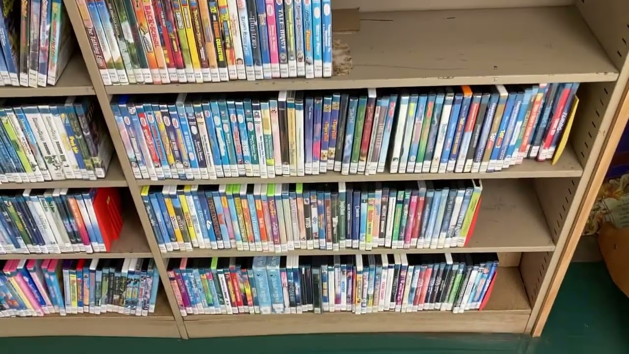 Kids DVD’s Selections at Hilo Library (2023)