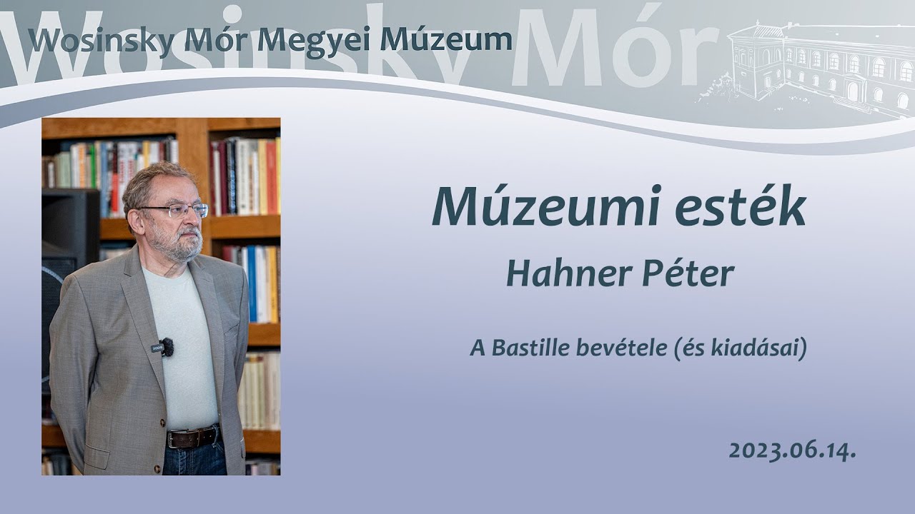 Hahner Péter előadása 2023 06 14