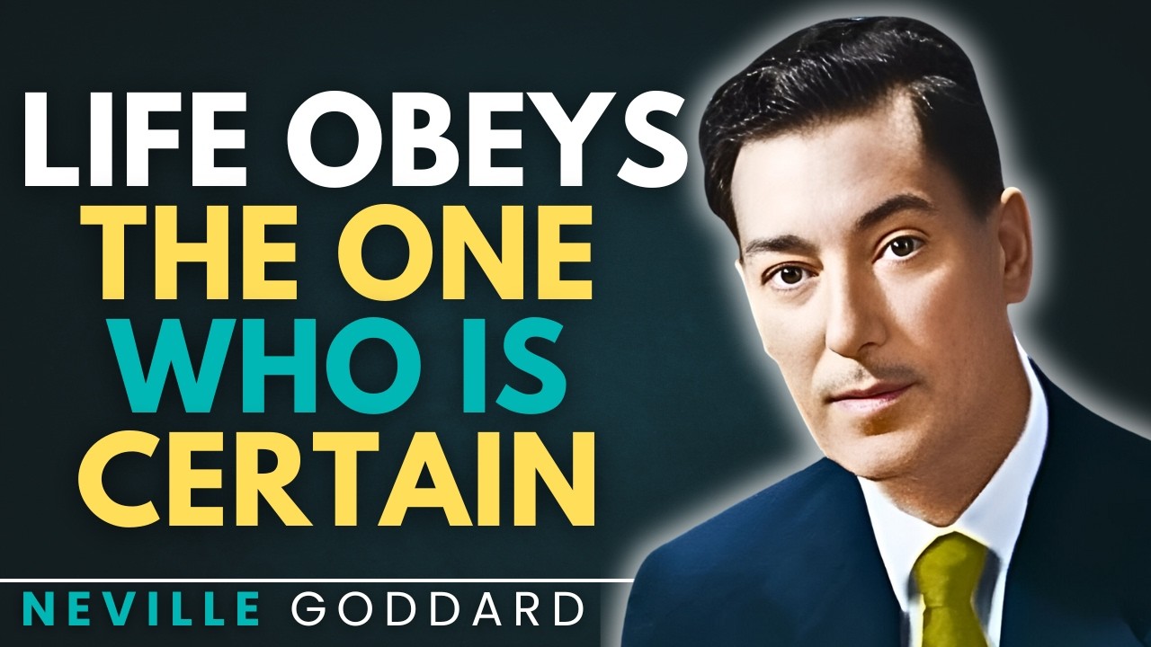 Decide With Certainty — LIFE MUST OBEY | Neville Goddard  #lawofassumption #certainty #lifemustobey