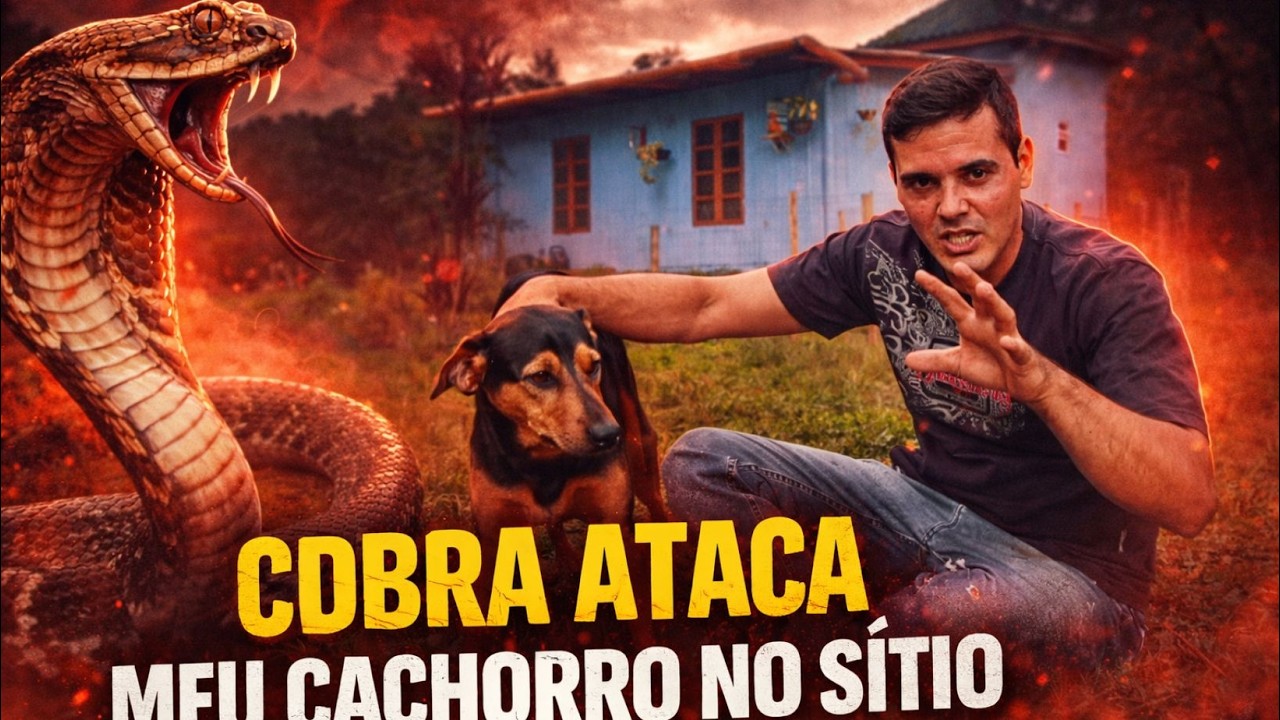 COMO FIZ PRA SOCORRER MEU CACHORRO DO ATAQUE DA COBRA AQUI NO SÍTO