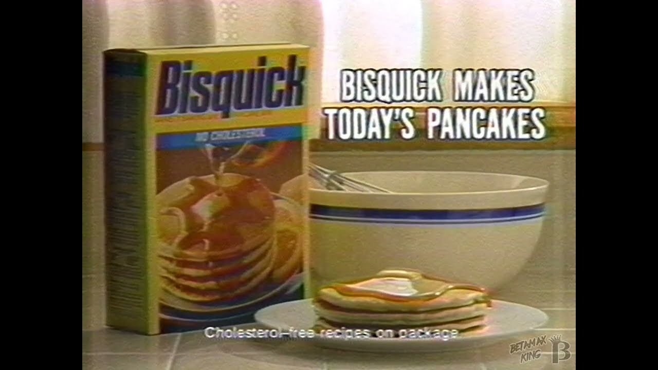 Bisquick Pancake Mix Commercial 1991