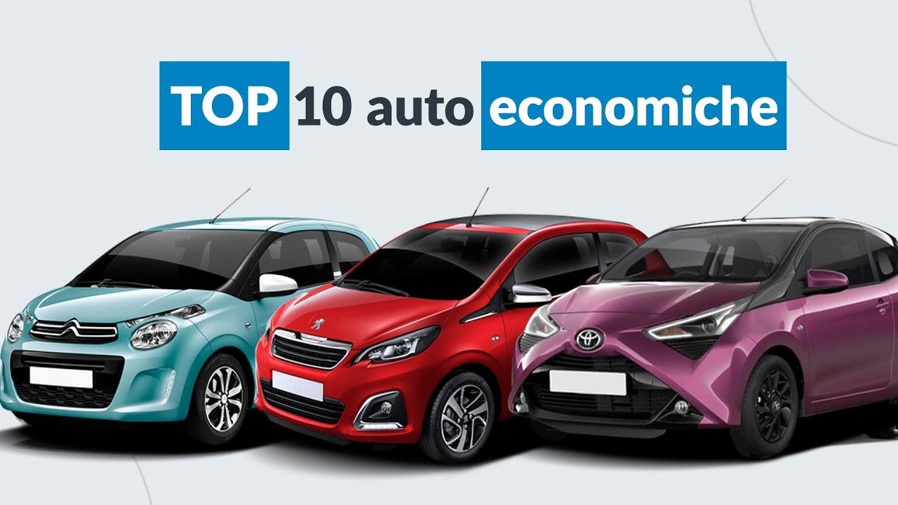 TOP 10 auto più economiche con gli INCENTIVI 2020