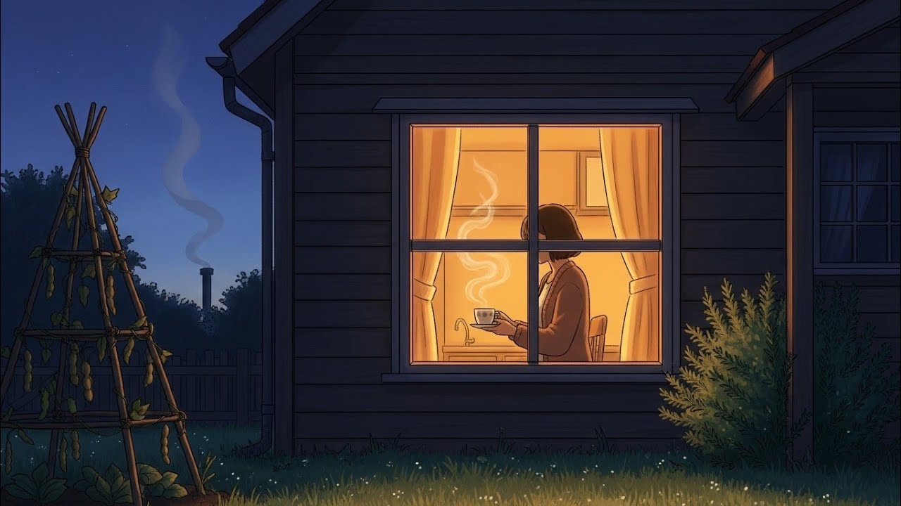 Early Morning Tea Before the House Wakes ☕ | Cozy Ghibli-Inspired Morning Routine Animation