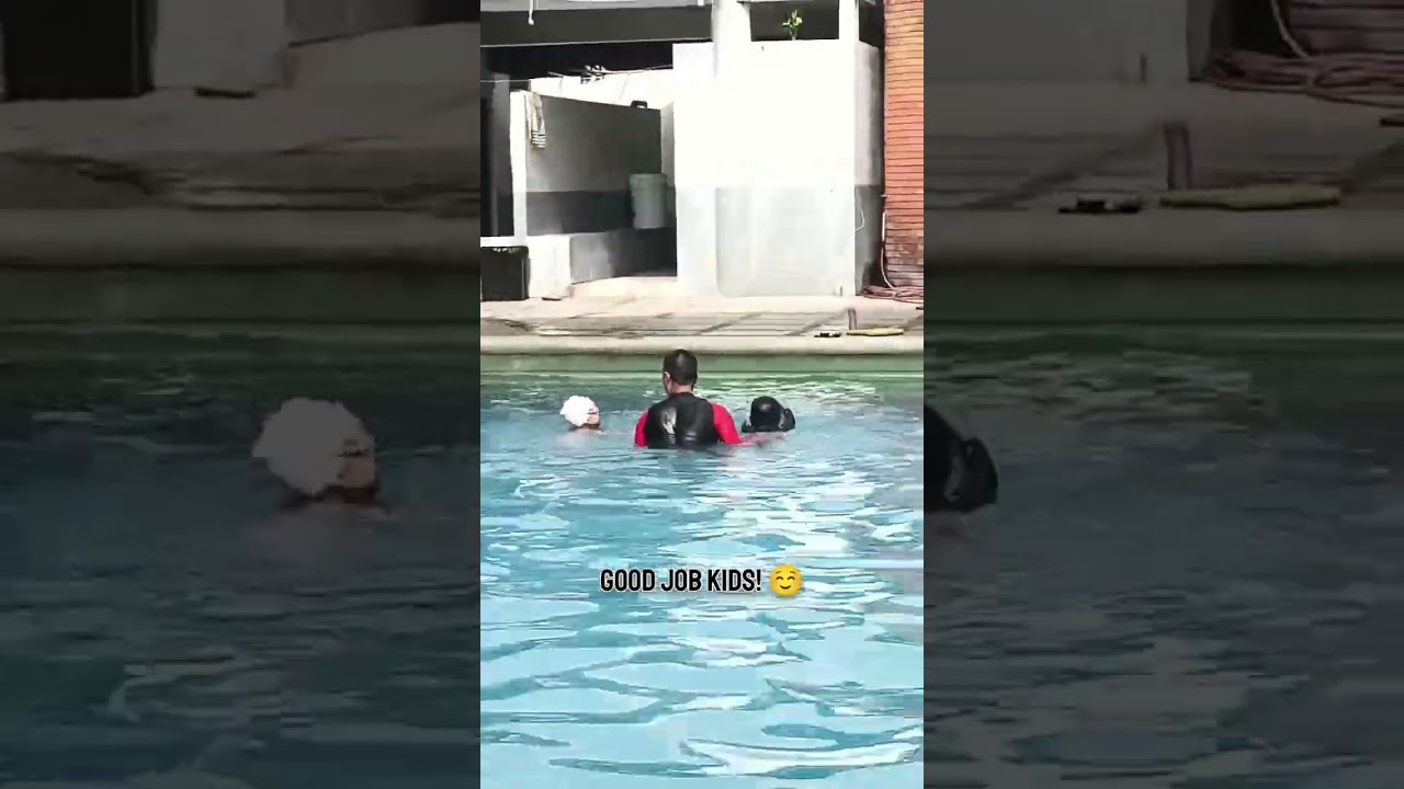 FREESTYLE AND FLOATING SWIM RACE #shorts #swimrace #freestyle #floating #learntoswim #unstoppable