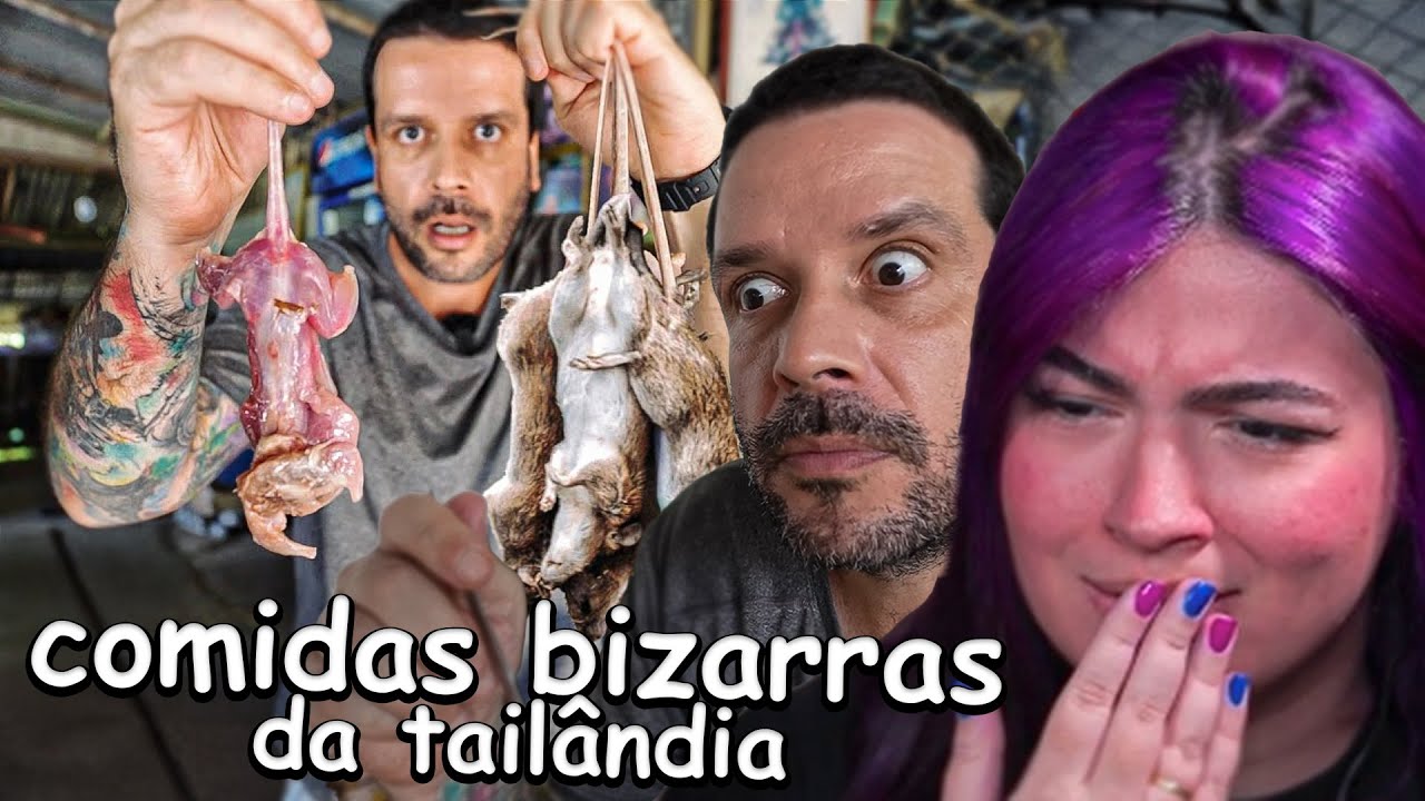 provando coisas que turistas NAO TEM coragem de comer na tailandia