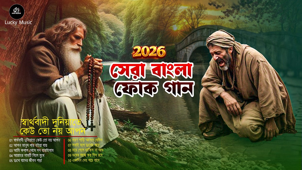 সেরা বাংলা ফোক মিক্স ২০২৬Best of Bengali Folk Songs Collection  Bangla Folk Songs Nonstop Luckymusic