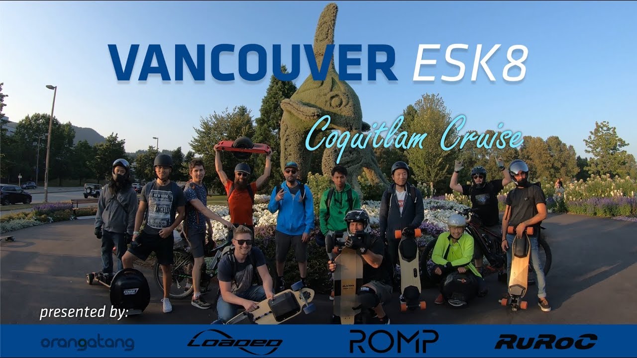 Boosted Board / Vancouver ESK8 Group Ride - Coquitlam Cruise
