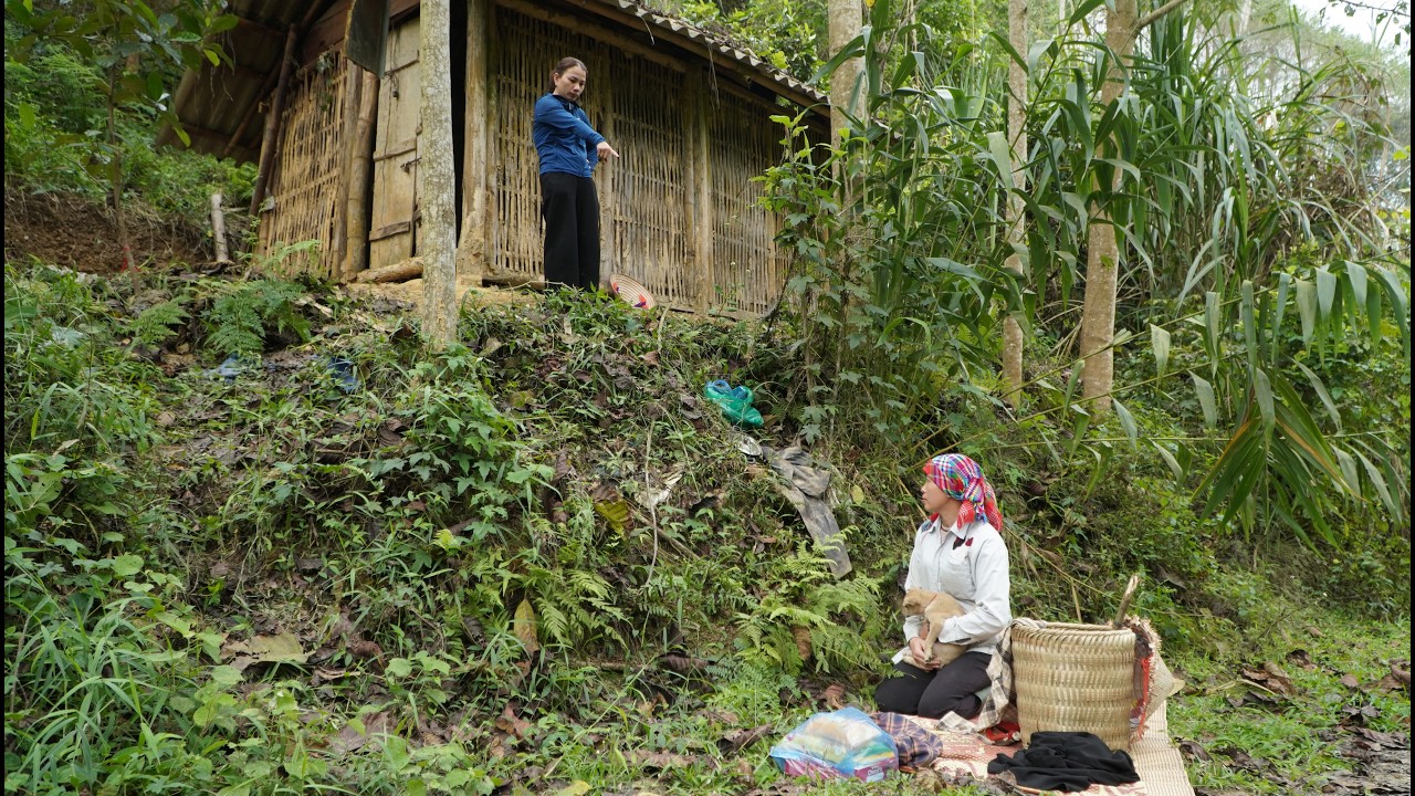 Одинокая мать возвращается и обнаруживает, что всё пропало, и вынуждена покинуть дом, ничего не оста