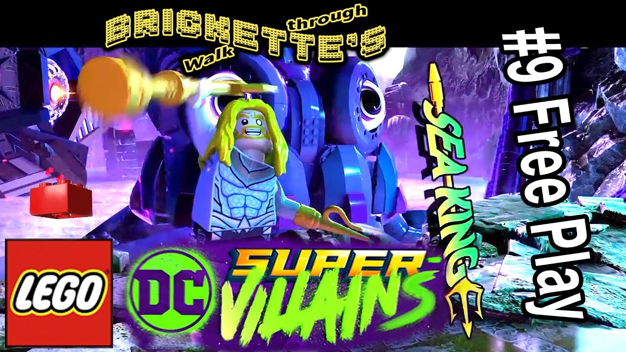 Level 9: &ldquo;Sea-King Trouble&rdquo; ALL COLLECTIBLES, LEGO DC Super-Villains Fast Interactions Red Brick