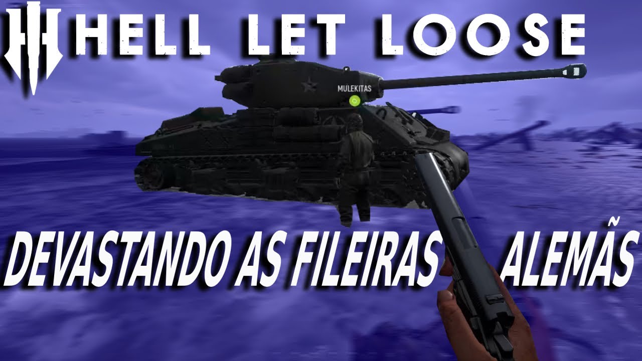 Tanquistas Americanos avançando em Omaha! Gameplay avançada | HELL LET LOOSE | GAMEPLAY (PT/BR)