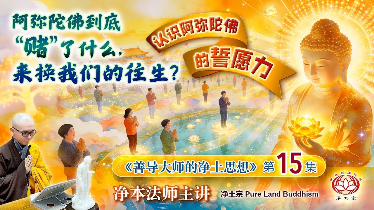 阿弥陀佛到底「赌」了什么，来换我们的往生？｜认识阿弥陀佛的「誓愿力」 | 《善导大师的净土思想》第15集  | 净本法师主讲