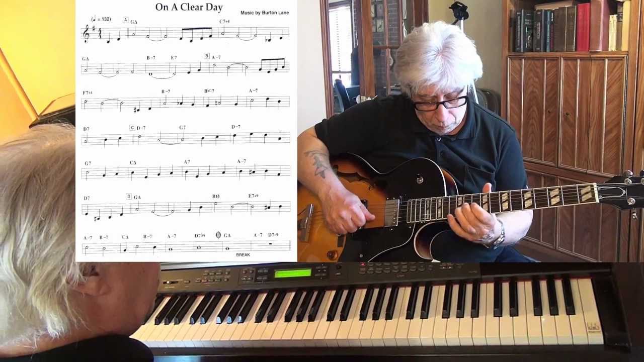 On A Clear Day - guitar & piano jazz cover - Yvan Jacques