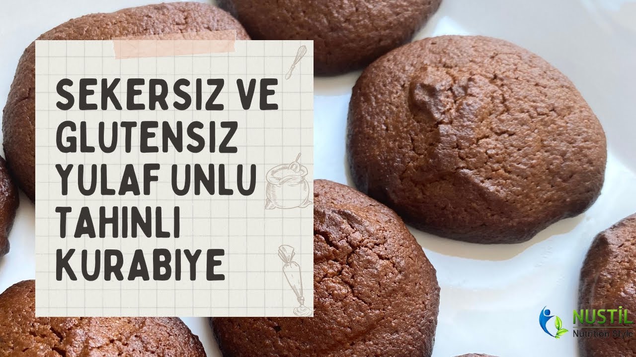 Şekersiz ve Yulaf Unlu Tahinli Kurabiye🥣 Nustil