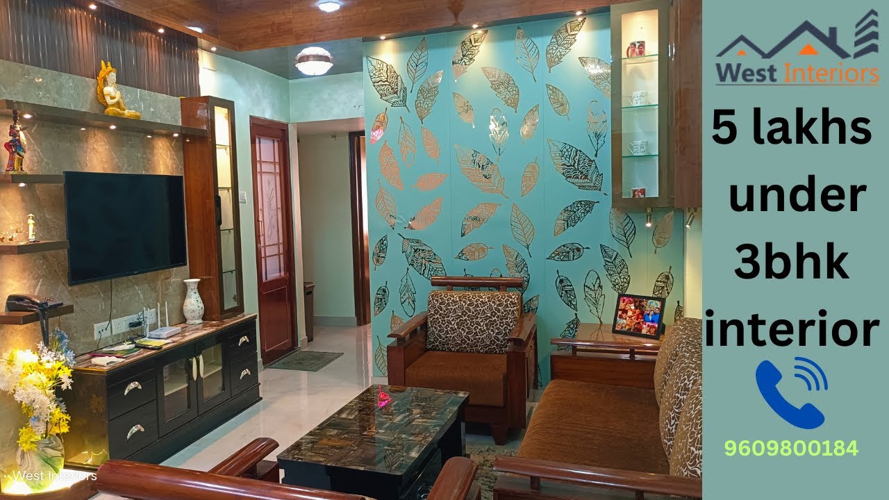3 bhk flat interior design kolkata price,kolkata interior design cost | west interiors | 9609800184