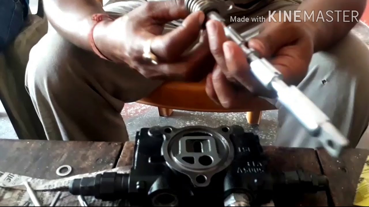 How to assemble loader valve.  Modal=JCB 3DX 2009
