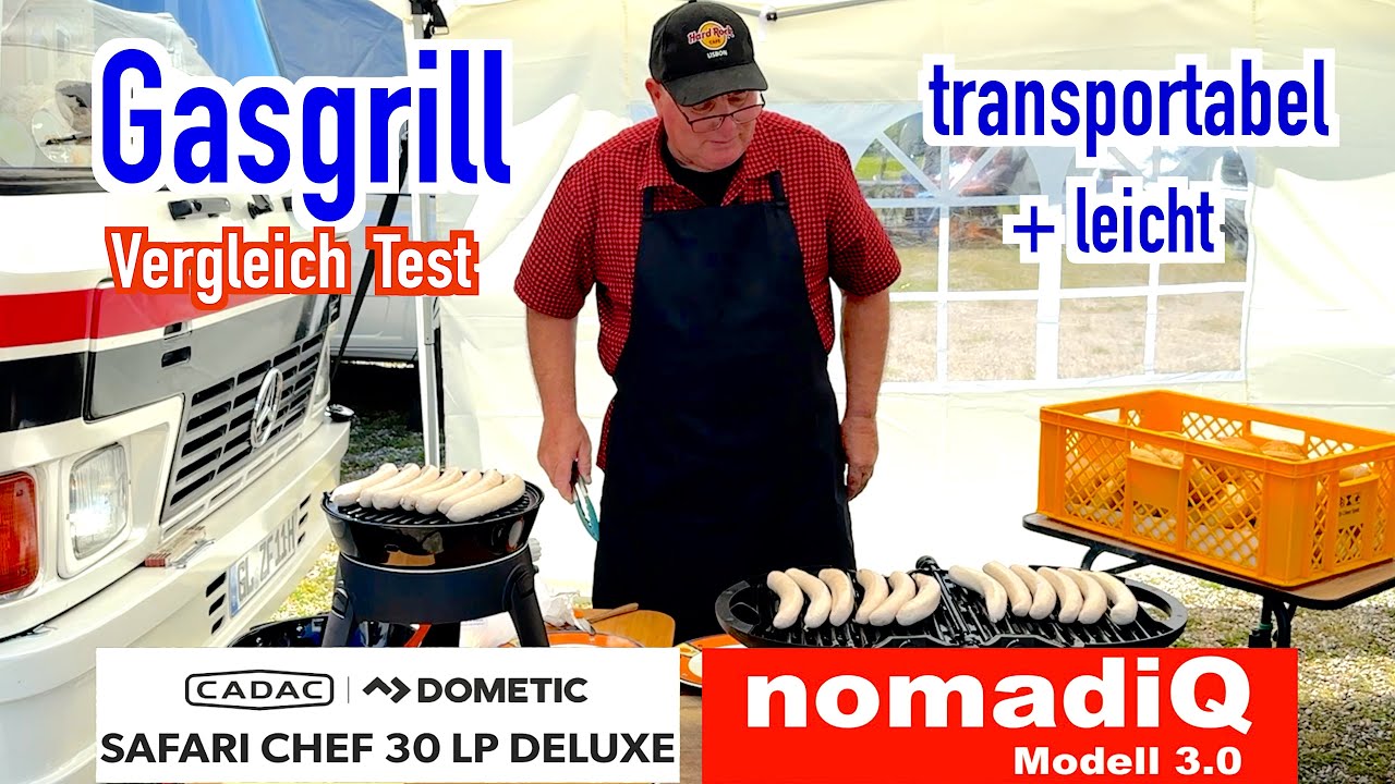 Test Cadac Safari Chef gegen Nomadiq BBQ Grill wer kann mehr ist besser alle Fakten