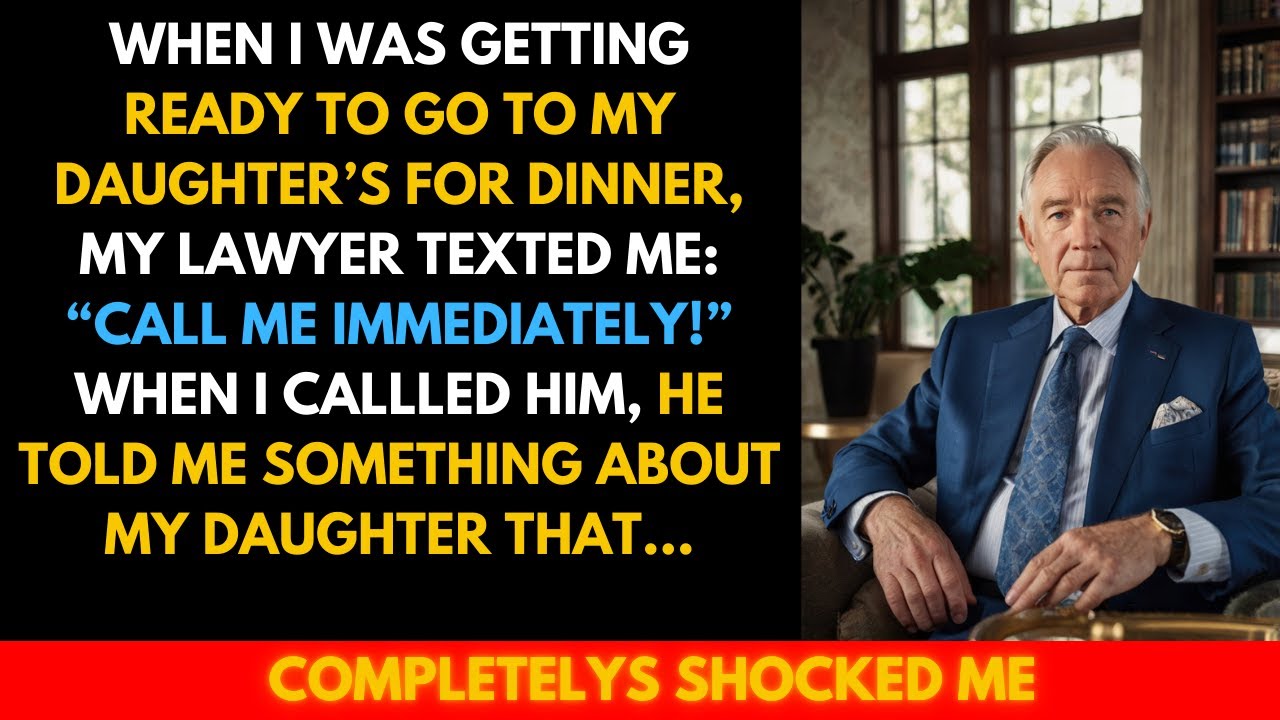 My Lawyer Wrote to Me: “Call Me Immediately!” – He Revealed the Terrible Truth About My Daughter…