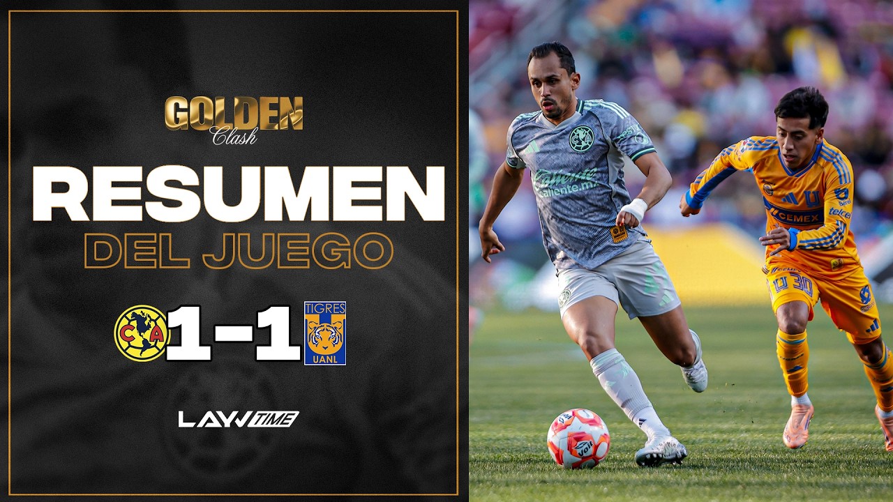 &iexcl;Resumen y Goles! | &iexcl;Empate vibrante! | Am&eacute;rica 1 - 1 Tigres | Layvtime