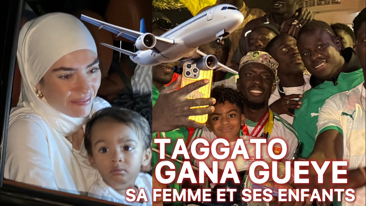 Ndeysane, Idrissa Gana Gueye avec sa femme et ses enfants en taggato avec ces amis d'enfance 