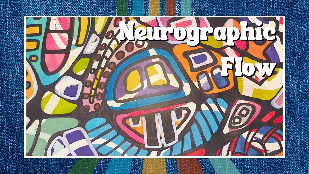 Colorful Neurographic Flow – Vibrant Lines | Relax & Create