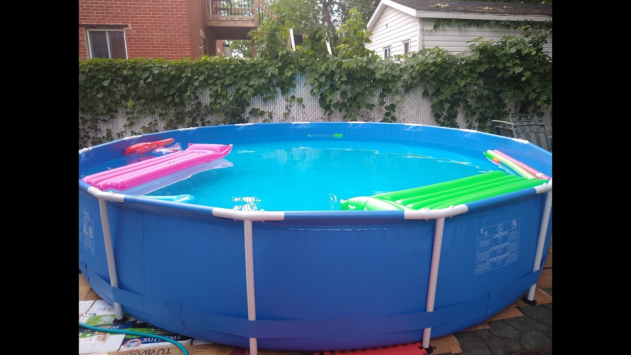 Summer waves 15 ft×33in.pool installation