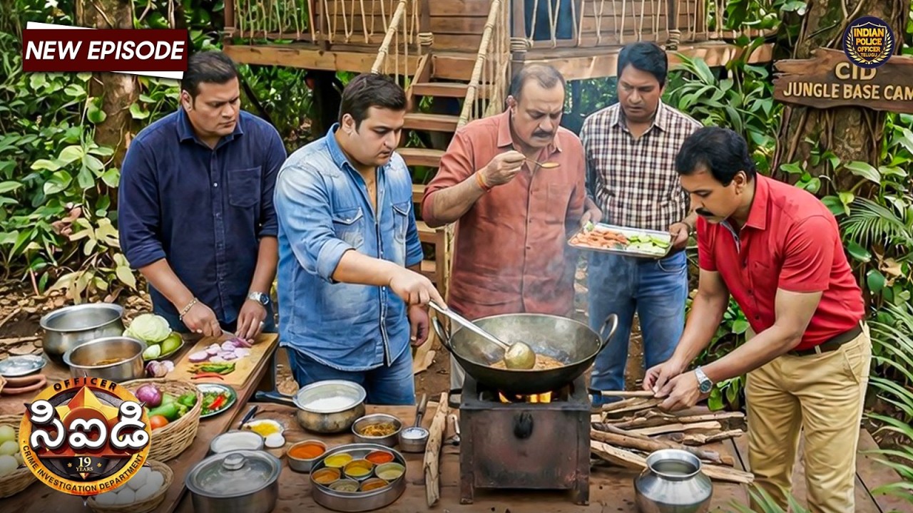 దట్టమైన అడవిలో CID బృందం కలిసి ఆహారం వండుకుంది | CID Telugu | New Episode