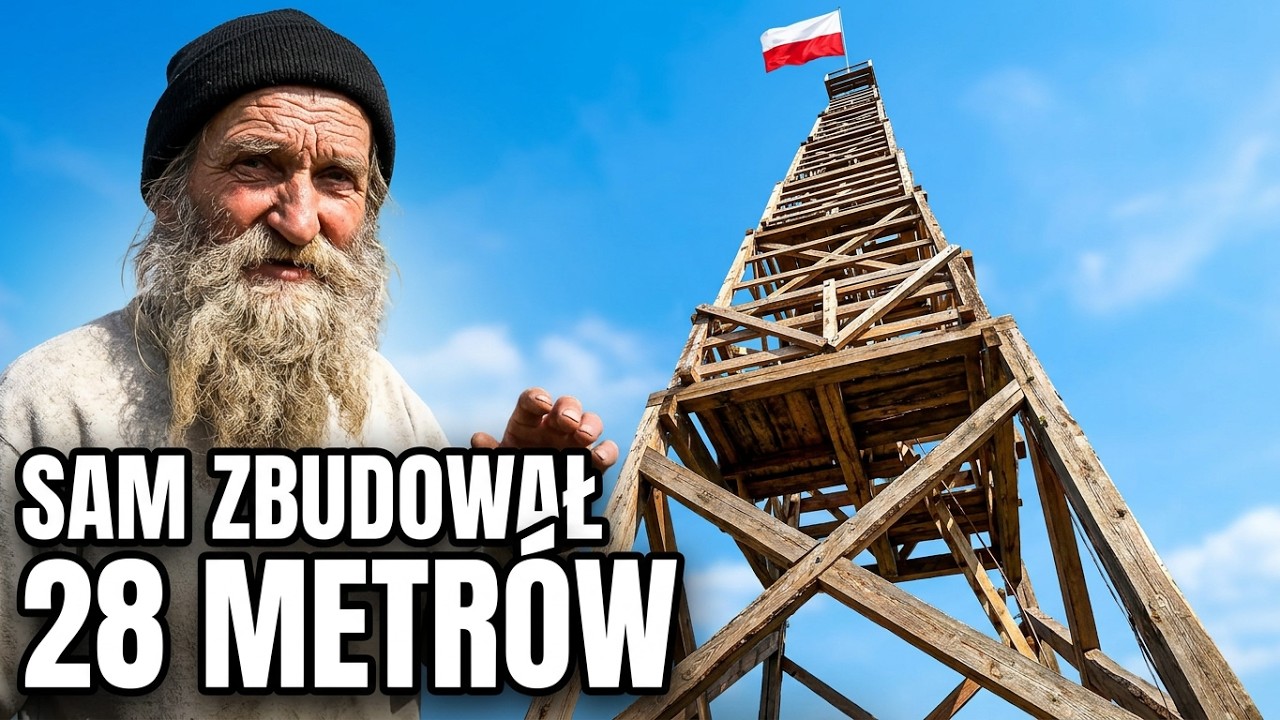 65-latek Sam zbudował Ogromną Wieżę Obserwacyjną. Juzef Skowron Dokonał Niemożliwego